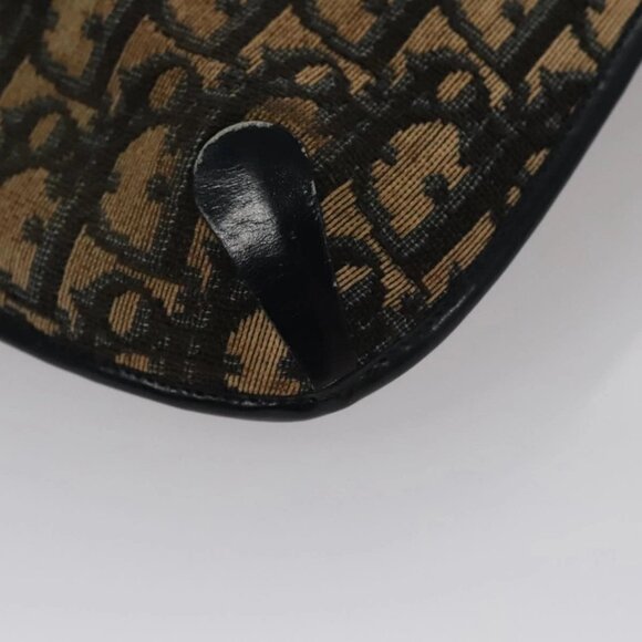 Christian Dior Trotter Canvas Shoulder Bag Navy Auth 109698 - Picture 4 of 16